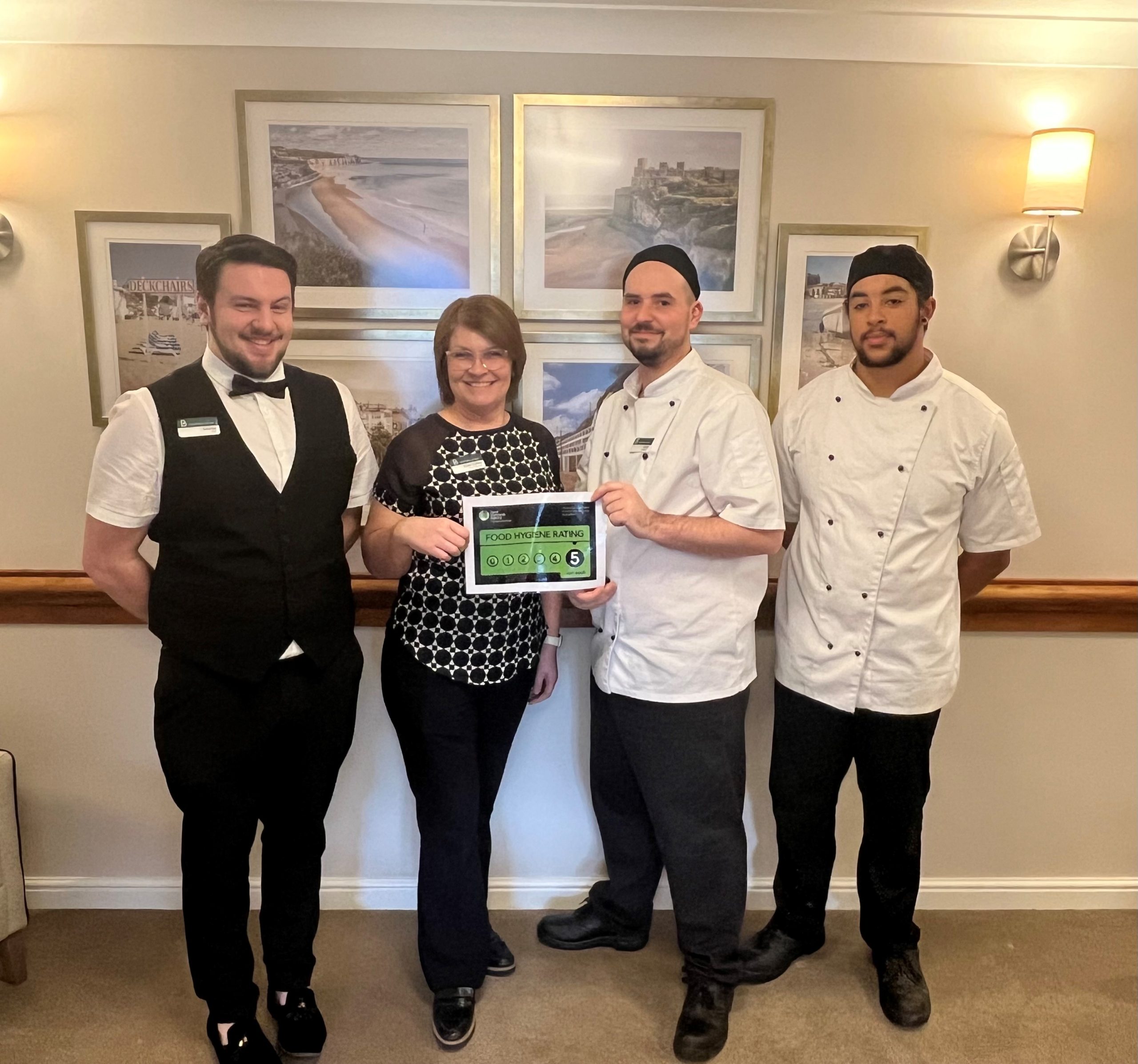 Chartwell House Awarded Highest Food Hygiene Rating