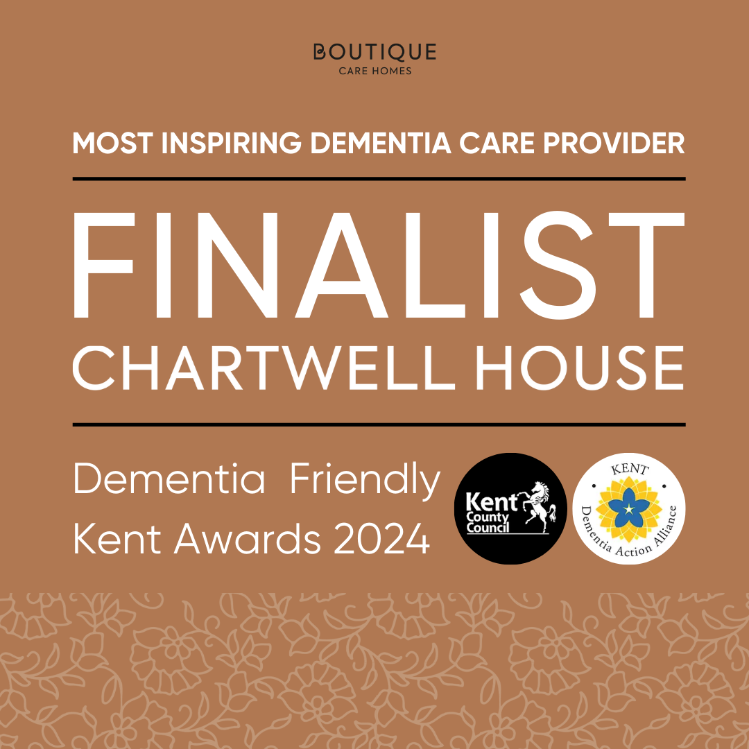 Chartwell House Shortlisted as Finalist in Dementia Friendly Kent Awards 2024