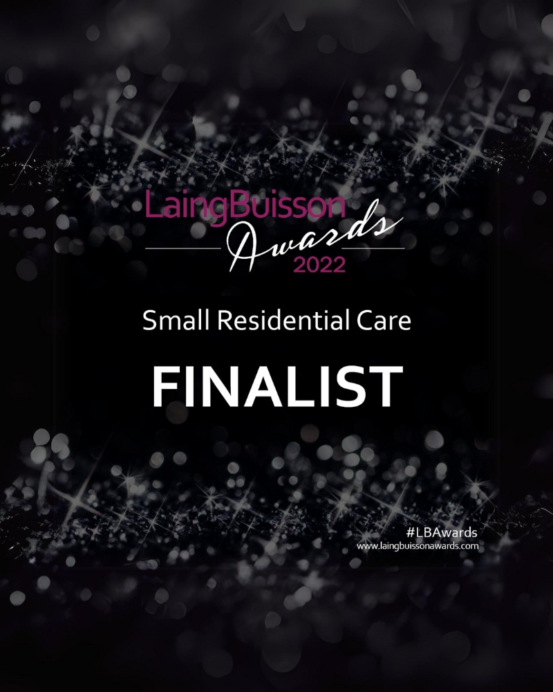 Excellence in Small Residential Care, LaingBuisson Awards 2022