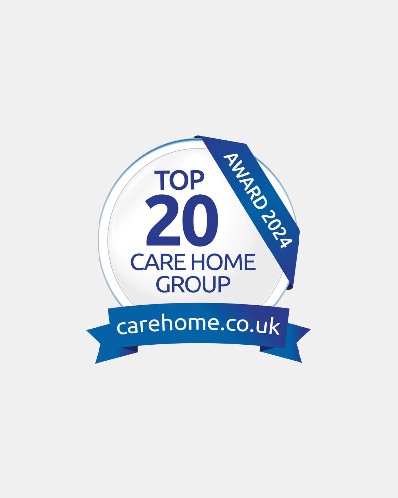 Top 20 Small Care Home Group, Carehome.co.uk Awards 2024