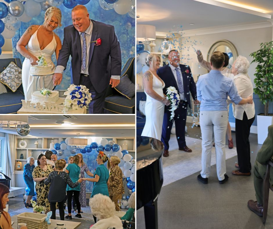 Chartwell House Holds Special Wedding Blessing Ceremony for Beloved Manager Diane