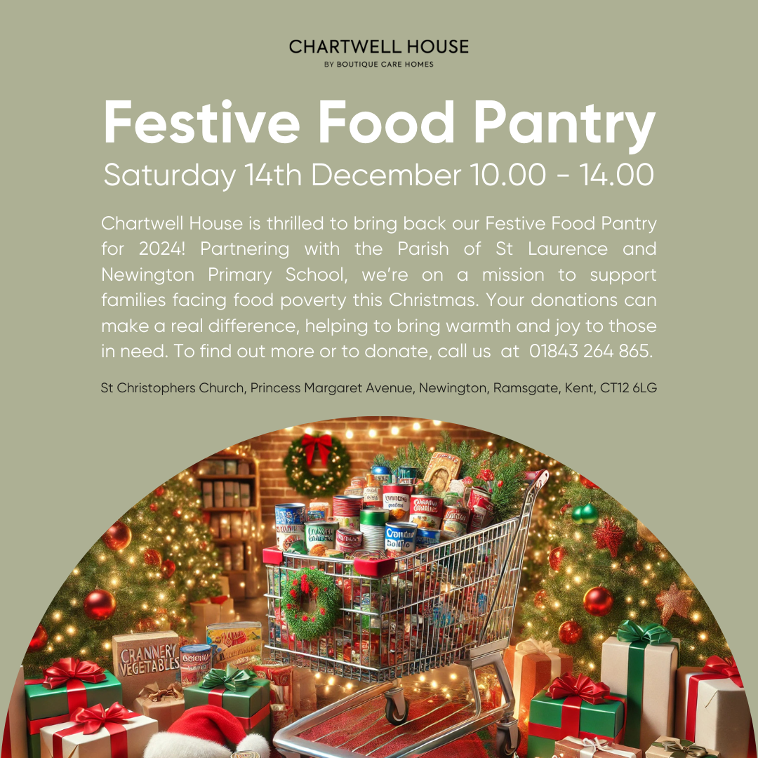 Chartwell House Launches 3rd Annual Festive Food Pantry